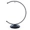 Crescent Moon Black Painted Metal Ornament Display Stand 8.8 Inches (Poland)